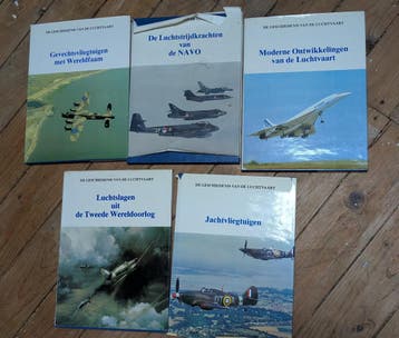 Boeken over de geschiedenis van de luchtvaart (5 delen)