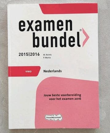 Examenbundel Nederlands VWO 2015/2016