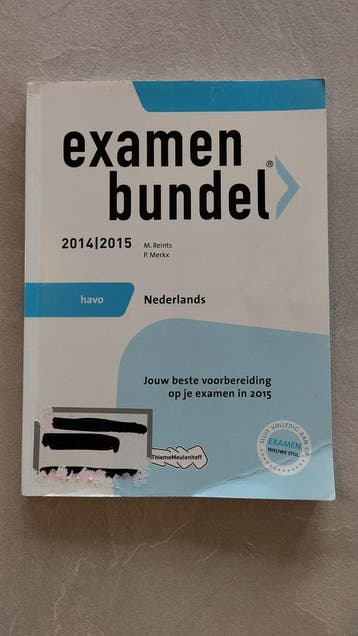 Examenbundel Nederlands HAVO 2014/2015