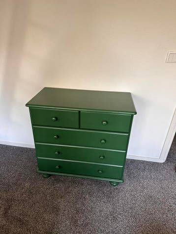 Groene ladekast (gratis!)