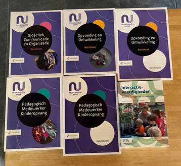 Complete set Pedagogisch Werk boeken (NU) – ongebruikt