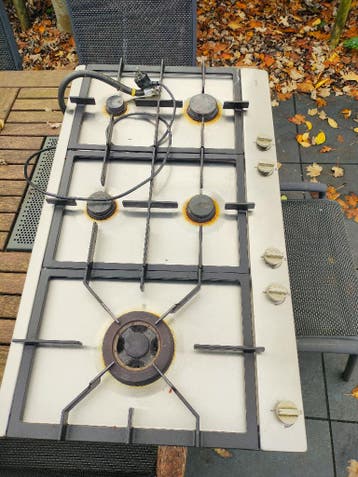 Atag gaskookplaat met wokbrander en vonkontsteking