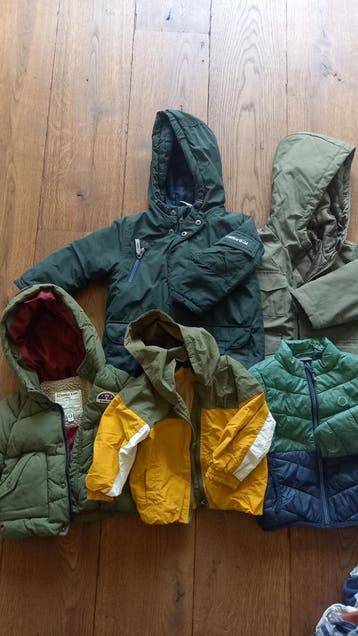 Jongens jassen, maat 74, 80, 86, 92/98