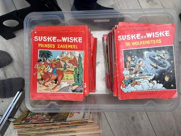 Suske en Wiske stripboeken - ongeveer 100 stuks