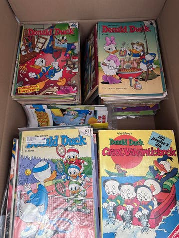 Grote collectie Donald Duck, Mickey en Puzzelboeken (jaren 8