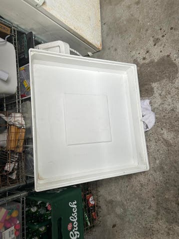 Wasmachine lekbak 70x70 cm