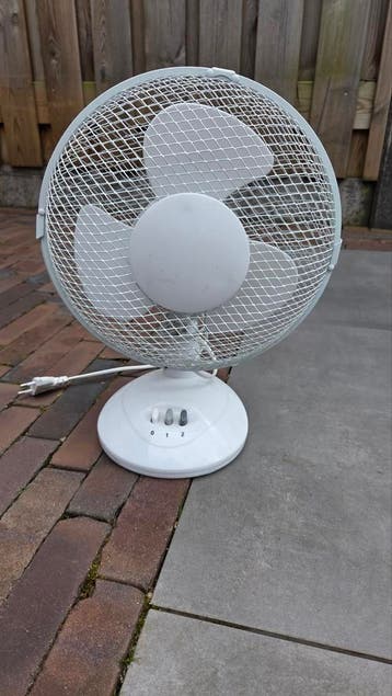 Gratis witte tafelventilator