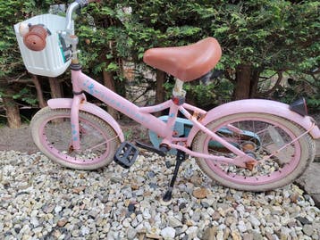 Roze kinderfietsje Little Miss 14inch