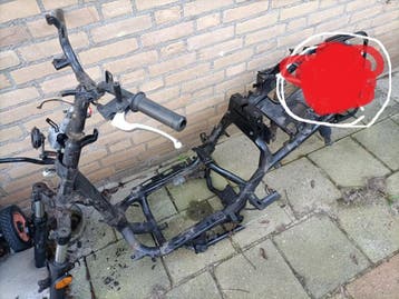 Frame van Sym Orbit 2 snorscooter (2019) Gratis!!