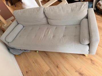 Gratis bank lichtblauw/grijs