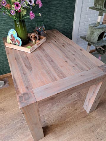 Houten eettafel - 120x90x76 cm - Goede staat