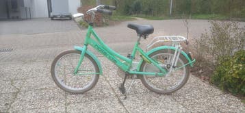 Hollandia kinderfiets 20 inch - Groen/ glow in the dark