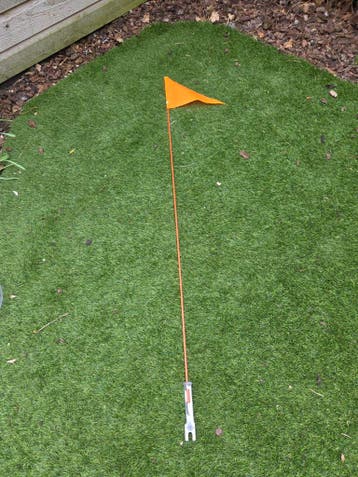 Oranje vlaggetje voor kinderfiets