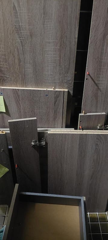 Dressoir, gedemonteerd