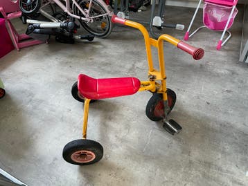 GRATIS Stevige Driewieler voor Kinderen - Geel/Rood