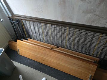 Gratis 140 x 200 bed lattenbodem zit er bij