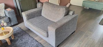 Fauteuil / Loveseat Stof van Montel - Geneve