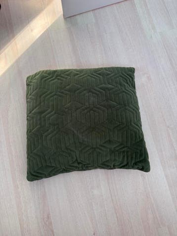 Groen kussen 40x40 cm