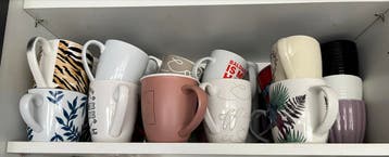 Diverse Koffiebekers en Mokken - Gebruikt