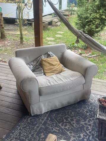 1 persoon zitbank op te halen