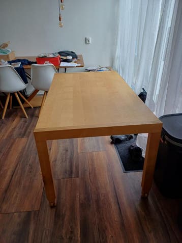 Gratis uitschuifbare eettafel