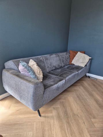 GRATIS Bankstel blauw/grijs 3,5 zits - ophalen 7 maart 2026