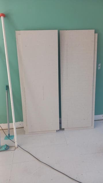 Gratis ophalen Fermacell platen 3x.