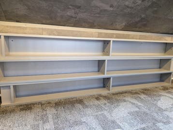 3 zilverkleurige Ikea CD kasten (zonder plankjes)