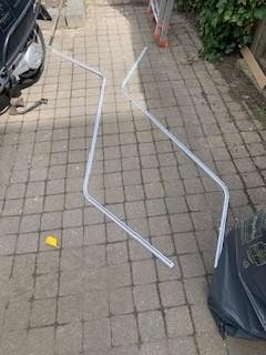 gordijn rails voor in de serre