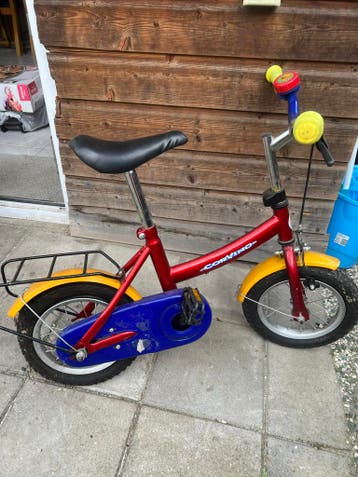 Kinderfiets Corvino rood/geel