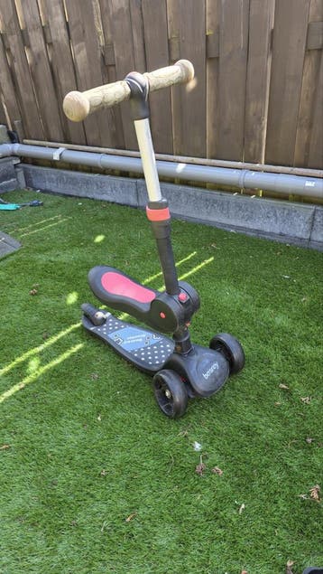 Step voor kinderen tot 4 jaar met zitje