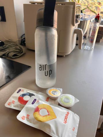 Air up drinkbeker met pods - gebruikt