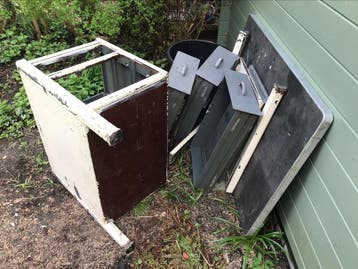 Oud ijzer metaal 20-30 kilo gispen bureau GRATIS