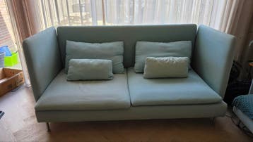 2 lage lounge banken, 182 cm breed