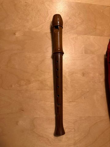 Blokfluit met barok boring en dubbele boring