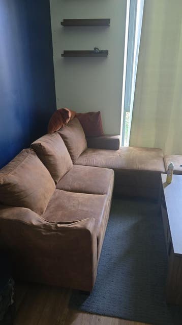 Moderne, minimalistische hoekbank