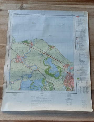 Fotogrammetische kaart van Bussum uit 1961