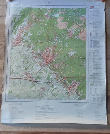Fotogrammetische kaart van Zeist uit 1962