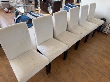 6 eetkamerstoelen GRATIS op te halen