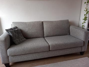 2 1/2 zits bank grijs