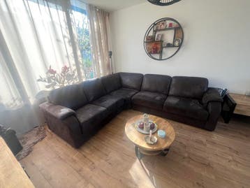 Hoekbank Bruin gratis