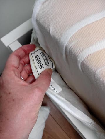 Matras en 2 lattenbodems