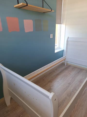 Wit eenpersoonsbed Joy van Woood