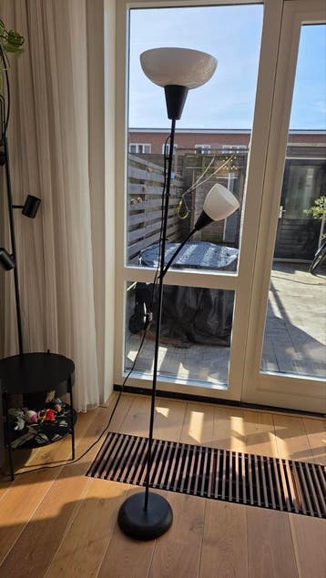 Ikea vloerlamp met leeslamp