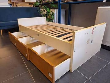 Brekke 90x200 met twee matrassen