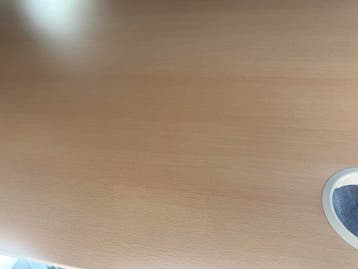 GRATIS Bureaublad 180x90 cm - Licht hout