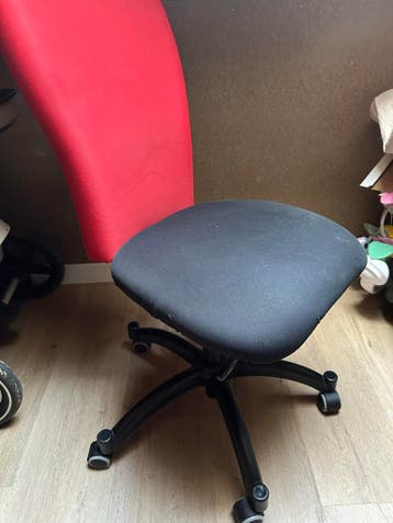 Bureaustoel IKEA Nominell rood/zwart