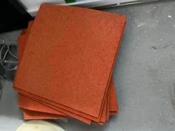 circa 70;Oranje tapijttegels