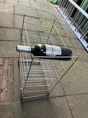 Wijnrek metaal voor 12 flessen