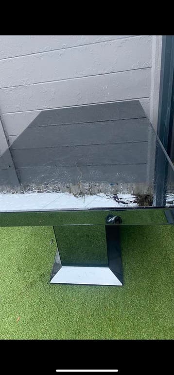 Tafel spiegelglas gratis ophalen